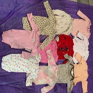 Carter's Kids One Pieces Bodysuits - Pink, Red, Cream, and More